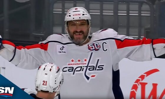 Capitals' Ovechkin Records 31st Career Hat Trick vs. Golden Knights