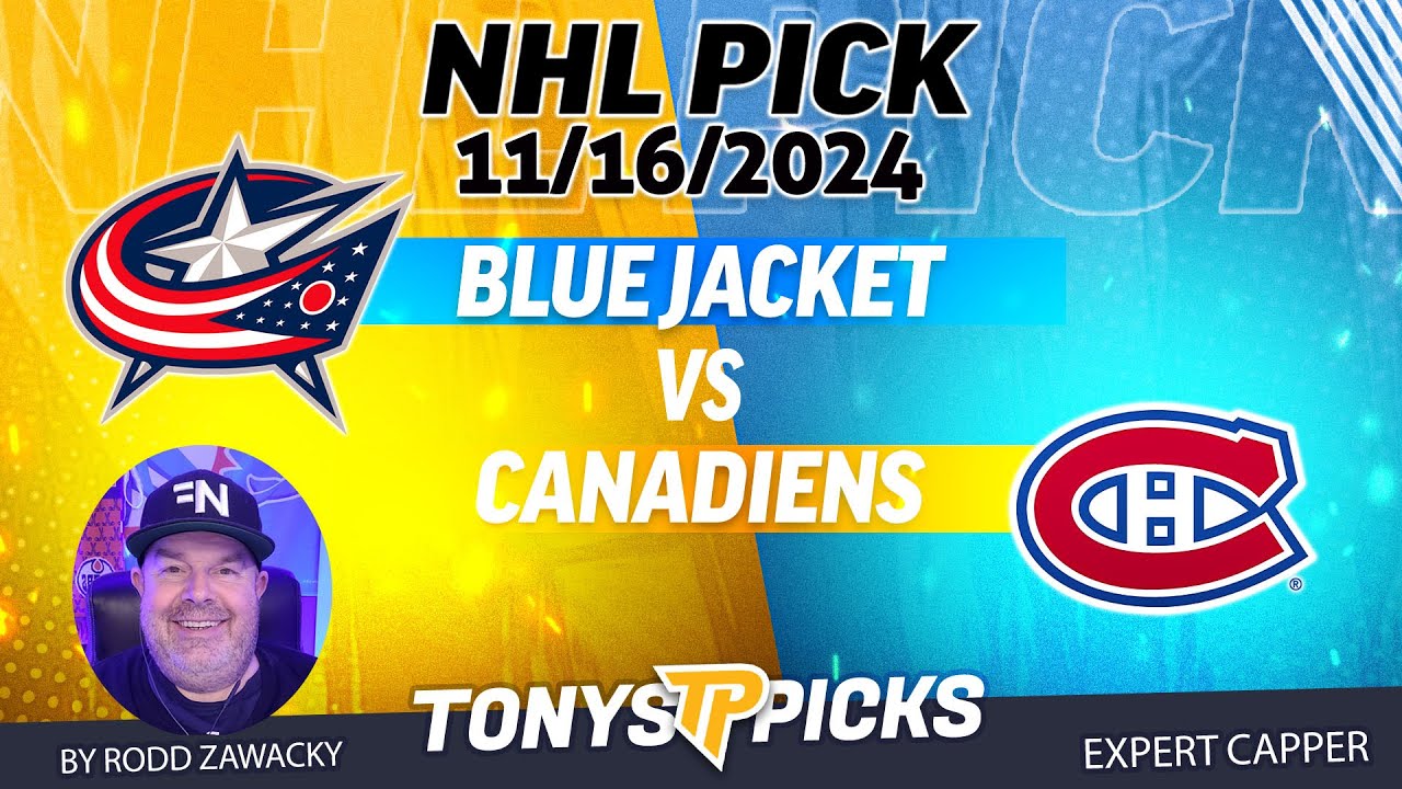 Columbus Blue Jackets vs Montreal Canadiens 11/16/24 NHL Prediction Today