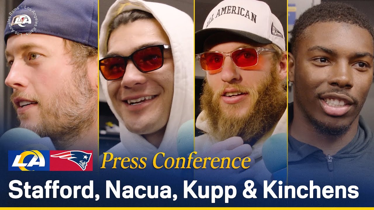 Matthew Stafford, Puka Nacua, Cooper Kupp & Kam Kinchens React To Week 11 Win Over Patriots