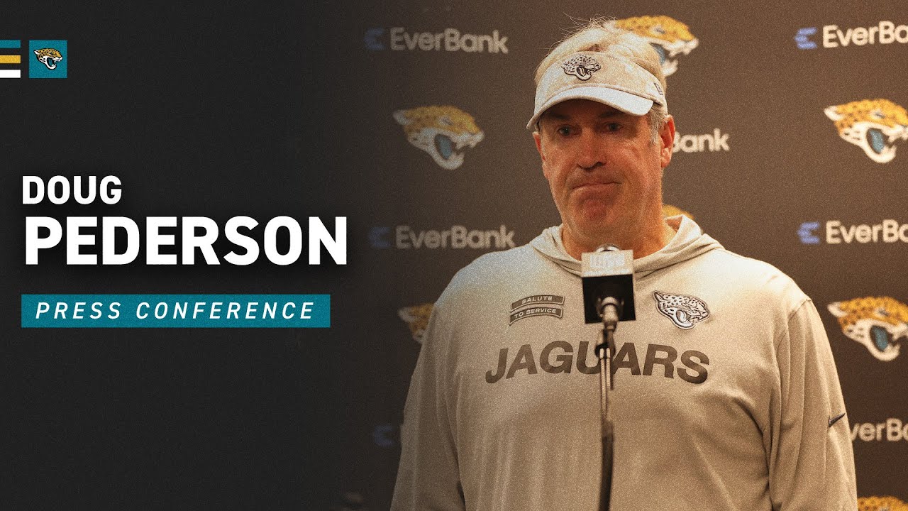 Doug Pederson Debriefs After Jaguars Loss vs. Lions | Jacksonville Jaguars