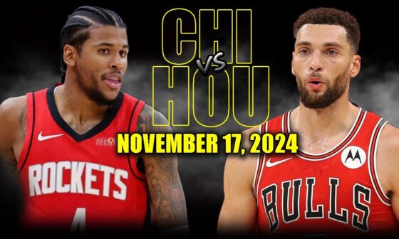 Chicago Bulls vs Houston Rockets Full Game Highlights - November 17, 2024 | 2024-25 NBA Season