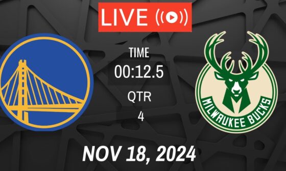 NBA LIVE! Golden State Warriors vs Milwaukee Bucks I November 18, 2024 Warriors vs Bucks 2K Live