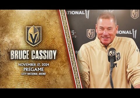 Bruce Cassidy Pregame 11/17: Happy Birthday Maverick!