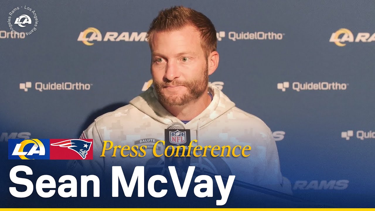 Sean McVay Postgame Press Conference Following Patriots Win