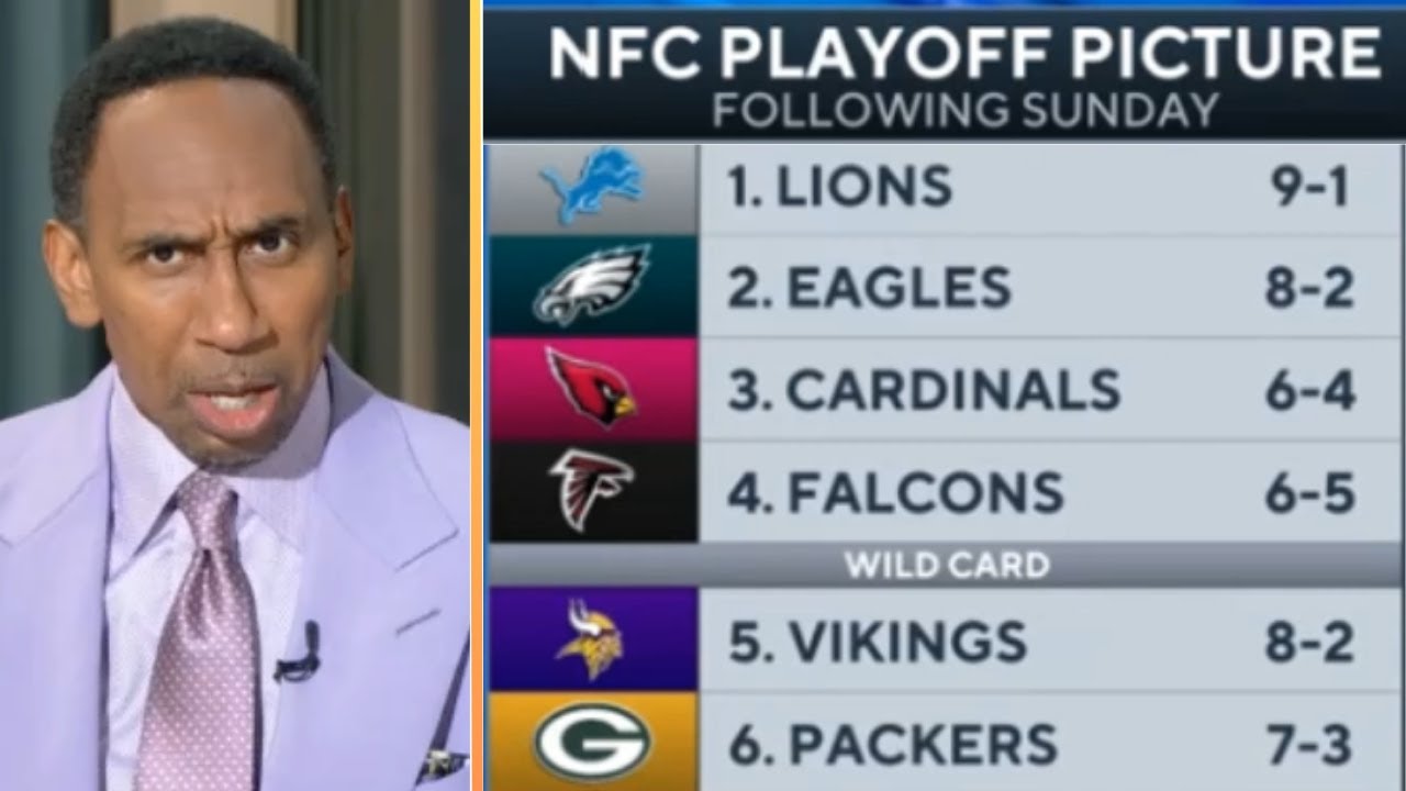 "NFC is a 2-team race between Lions and Eagles" - ESPN breaks down NFL playoff picture after Week 11