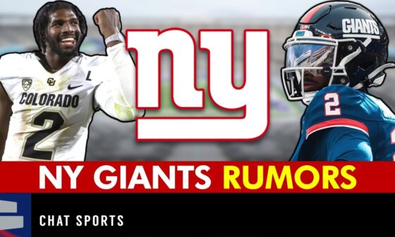 NY Giants Rumors: Shedeur Sanders Is THE GUY?