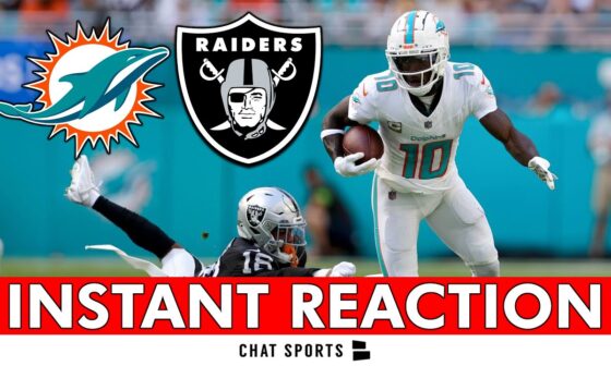 Raiders vs. Dolphins INSTANT Reaction + Gardner Minshew & Scott Turner Analysis | NFL Week 11