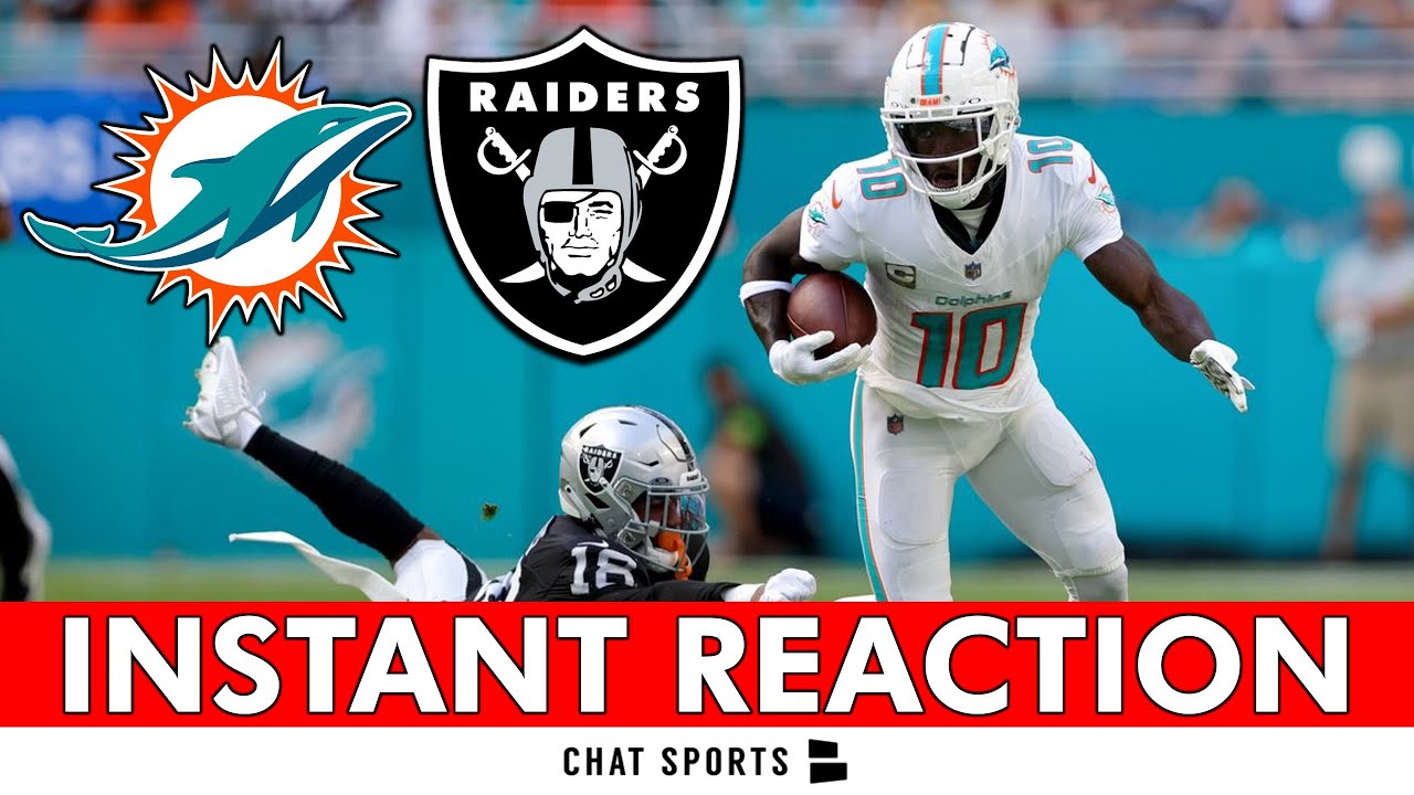 Raiders vs. Dolphins INSTANT Reaction + Gardner Minshew & Scott Turner Analysis | NFL Week 11