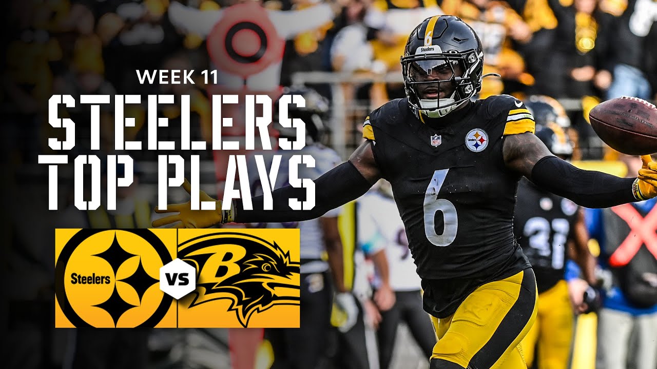 Steelers Top Plays in 18-16 Win over Ravens | Pittsburgh Steelers