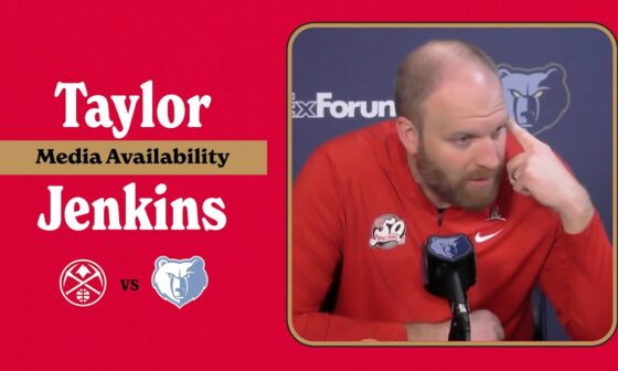 Taylor Jenkins Press Conference | Grizzlies vs. Nuggets