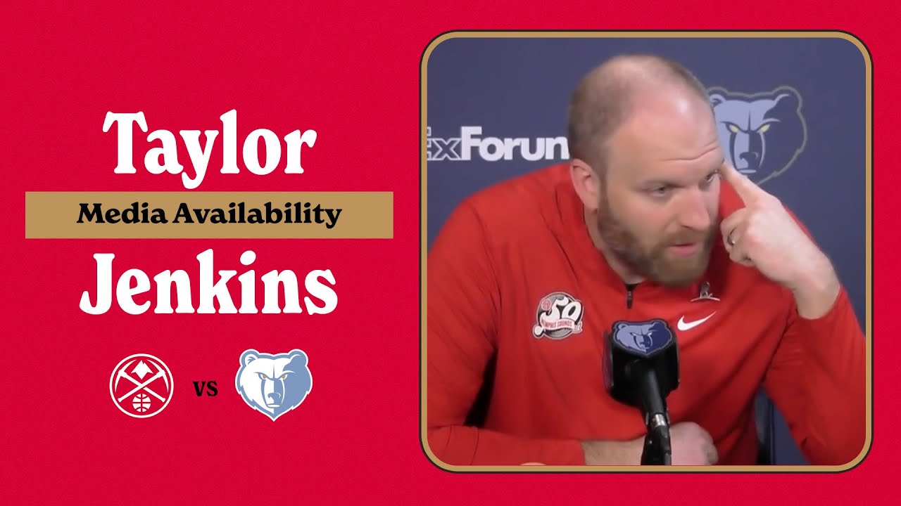 Taylor Jenkins Press Conference | Grizzlies vs. Nuggets