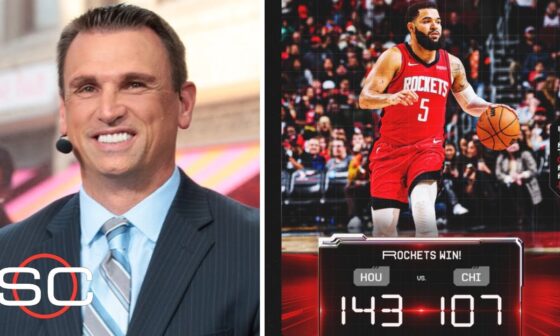 ESPN reacts to Houston Rockets extend winning streak to 5 games with blowout of Bulls; Fred: 28 Pts