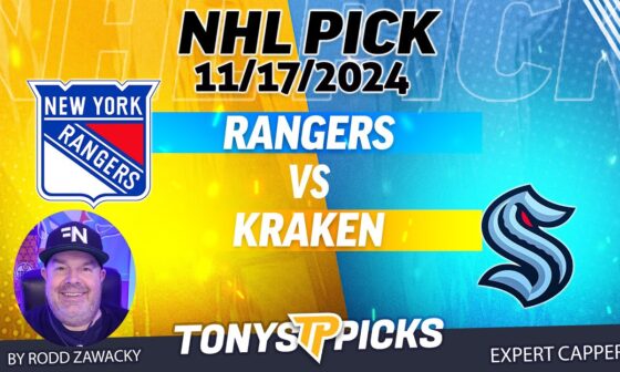 New York Rangers vs Seattle Kraken 11/17/24 NHL Pick Prediction