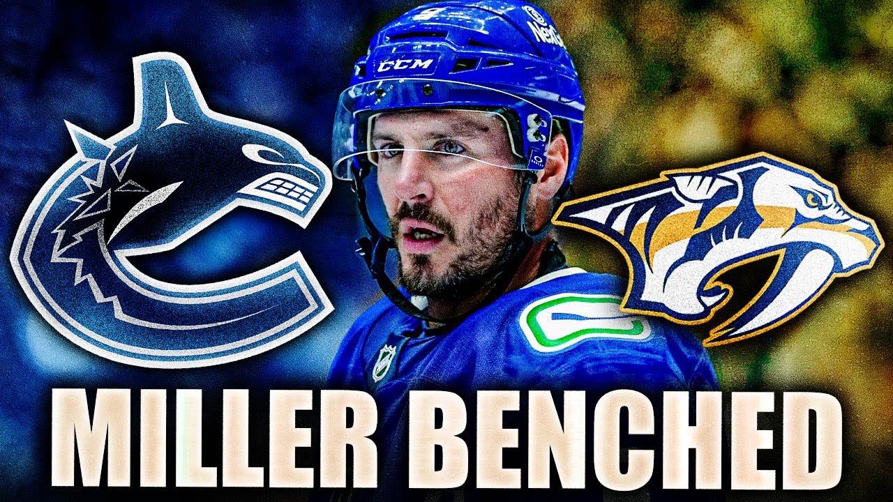 JT MILLER GETS BENCHED VS THE NASHVILLE PREDATORS: VANCOUVER CANUCKS EMBARRASS THEMSELVES