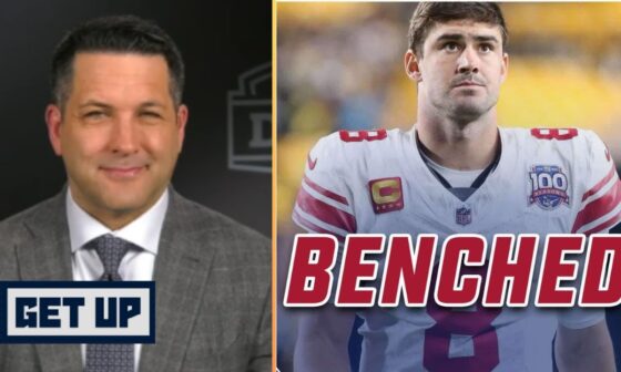 Adam Schefter [BREAKING NEWS] New York Giants are benching Daniel Jones for Tommy DeVito | GET UP