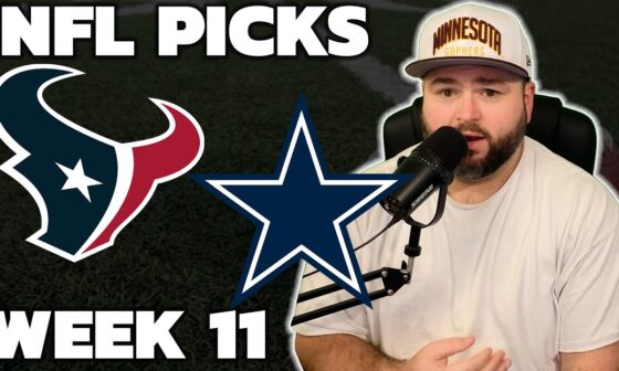 Texans vs Cowboys Week 11 Bets - NFL Monday Picks With Kyle Kirms