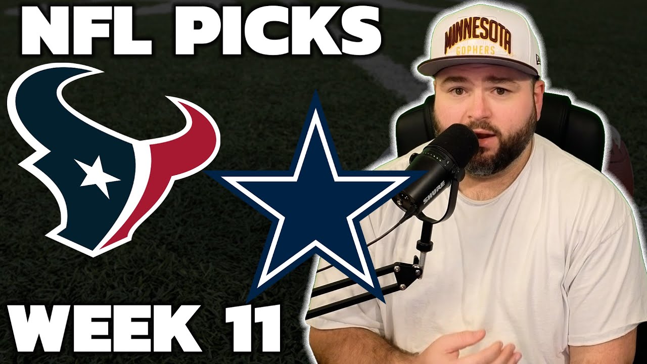 Texans vs Cowboys Week 11 Bets - NFL Monday Picks With Kyle Kirms