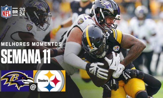 Baltimore Ravens vs Pittsburgh Steelers | Melhores Momentos - NFL 2024