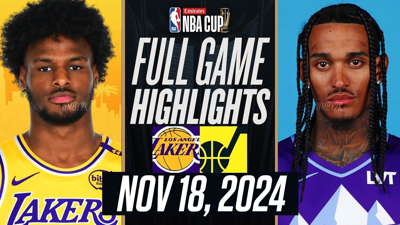 LAKERS vs JAZZ FULL GAME HIGHLIGHTS NOVEMBER 17, 2024 EMIRATES NBA CUP 🏆 FULL GAME HIGHLIGHTS 2K25