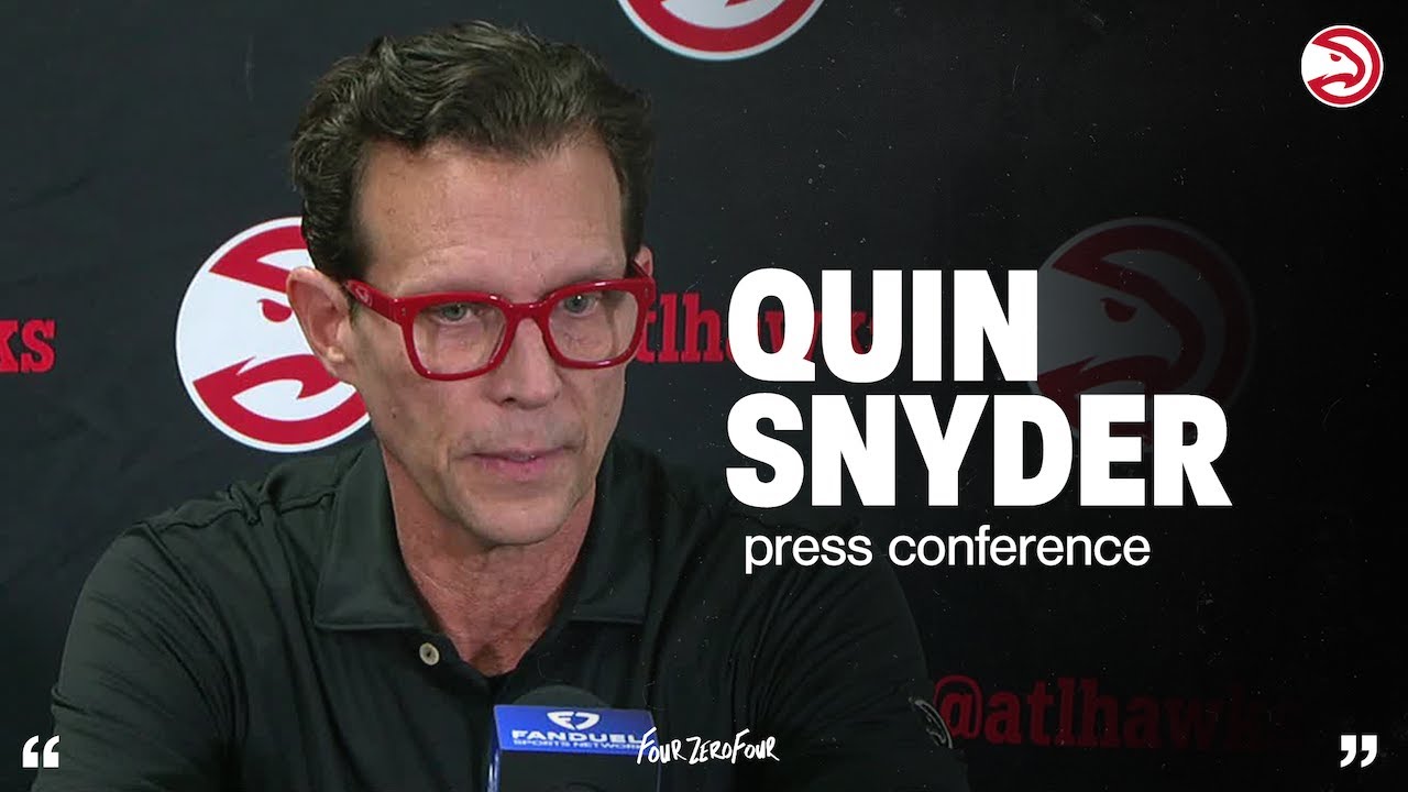 Hawks vs. Trail Blazers Postgame Press Conference: Quin Snyder