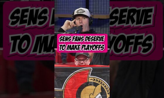 Sens Nation deserves to see Brady Tkachuk and the Senators compete in the playoffs.