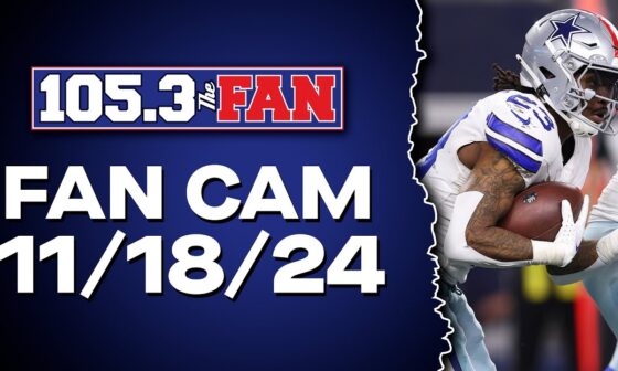 Will The Cowboys Finally End Their Losing Streak Tonight?  | Fan Cam 11/18/24