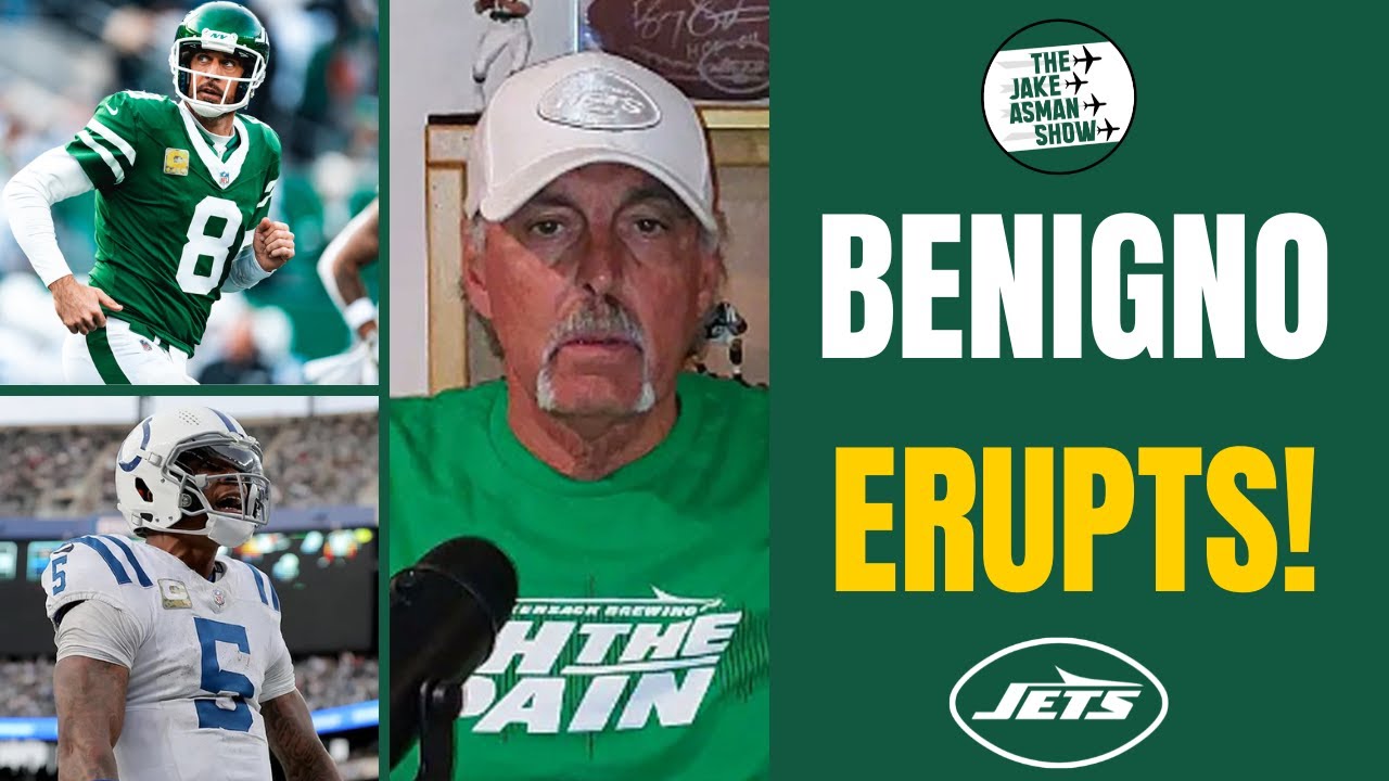 Joe Benigno EVISCERATE'S the NY Jets After Blowing the Colts game!