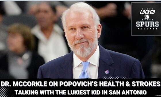 Discussing San Antonio Spurs' Popovich's health, Sochan's injury; Chat with the luckiest Spurs fan