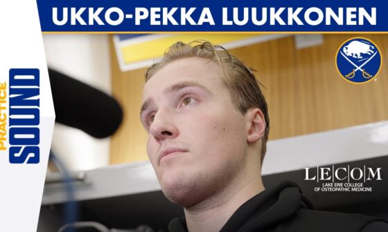 "I'm Good To Go" | Ukko-Pekka Luukkonen After Buffalo Sabres Practice