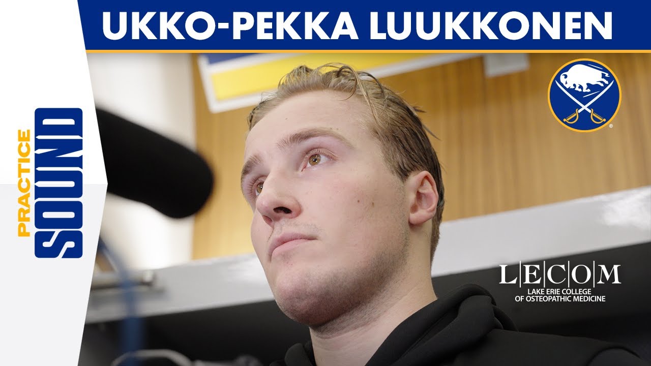 "I'm Good To Go" | Ukko-Pekka Luukkonen After Buffalo Sabres Practice