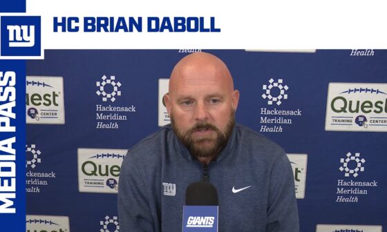 Brian Daboll Talks Quarterback Change to Tommy DeVito | New York Giants