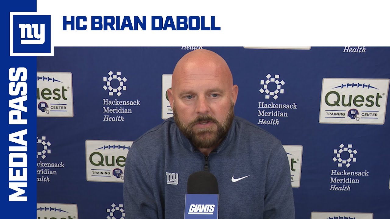 Brian Daboll Talks Quarterback Change to Tommy DeVito | New York Giants