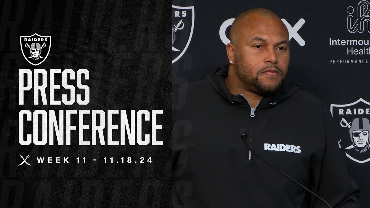 Coach Pierce Presser - 11.18.24 | Raiders | NFL