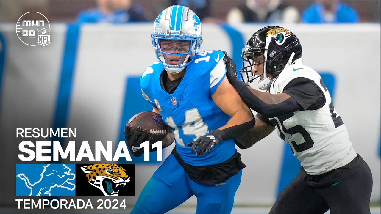 Jacksonville Jaguars vs. Detroit Lions | Resumen NFL en español - Semana 11 | NFL Highlights 2024