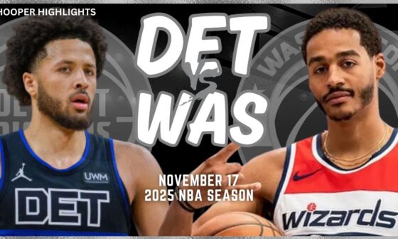 Detroit Pistons vs Washington Wizards Full Game Highlights | Nov 17 | 2025 NBA Season