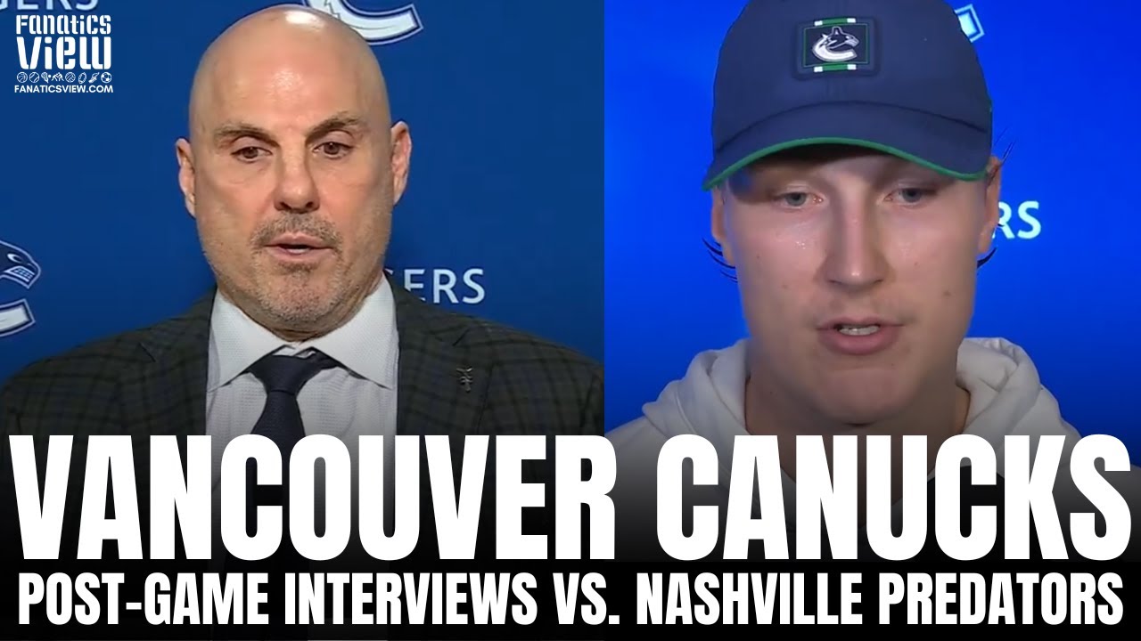 Rick Tocchet & Aatu Raty Respond to JT Miller Struggles, Vancouver Canucks Loss vs. Nashville Preds