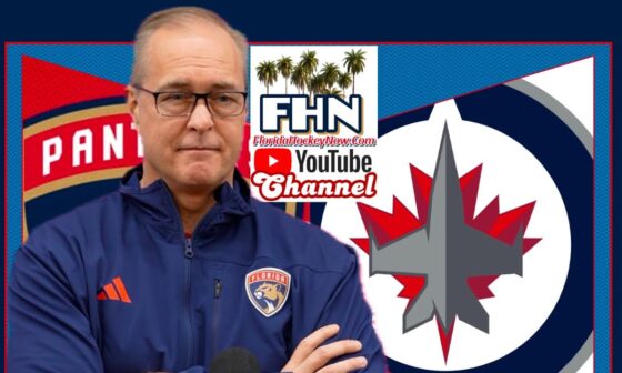 Paul Maurice: Florida Panthers Practice Before Flight, Play Winnipeg Jets Tuesday