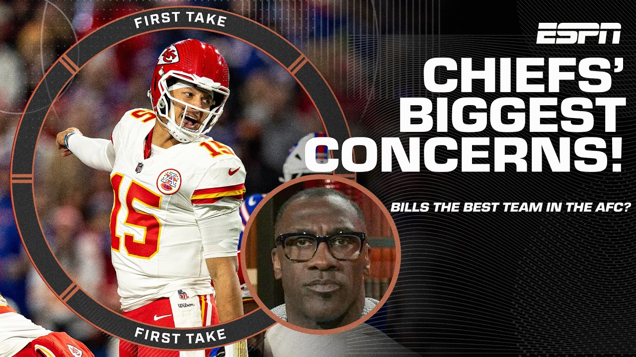 Shannon Sharpe is 'VERY CONCERNED' for Patrick Mahomes and the Chiefs! 😳 | First Take