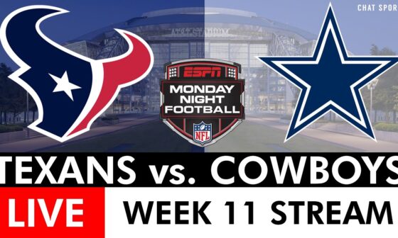 Texans vs. Cowboys Live Streaming Scoreboard, Play-By-Play, Highlights & Stats | NFL Week 11 On ABC