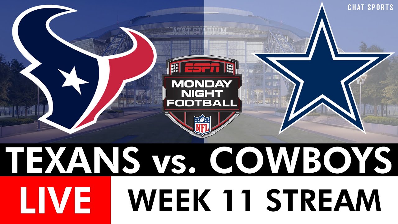 Texans vs. Cowboys Live Streaming Scoreboard, Play-By-Play, Highlights & Stats | NFL Week 11 On ABC