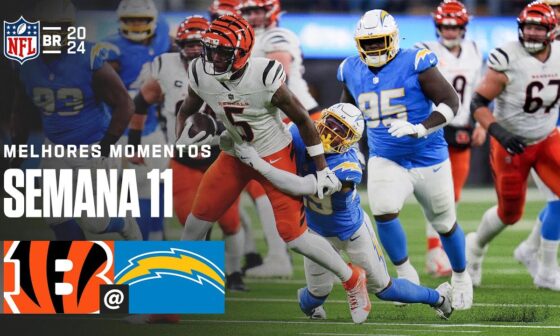 Cincinnati Bengals vs Los Angeles Chargers | Melhores Momentos - NFL 2024