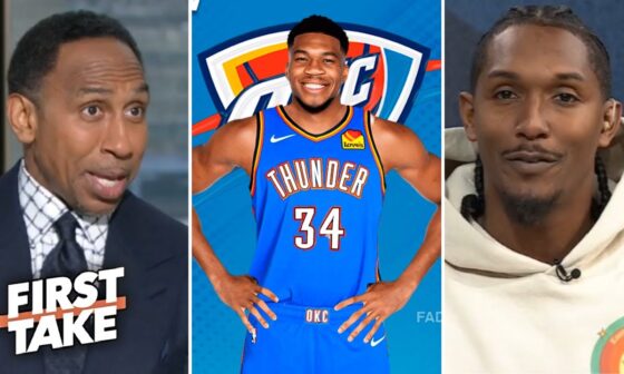 FIRST TAKE | "This is deal good for OKC!" - Lou: Thunder should trade Giannis amid Chet's injury