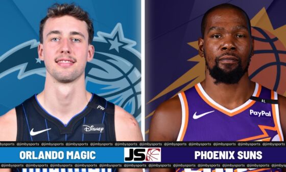 ORLANDO MAGIC VS PHOENIX SUNS | NBA Live Scoreboard 2024