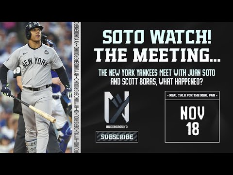 Soto Watch: The Yankees MEET With Juan Soto