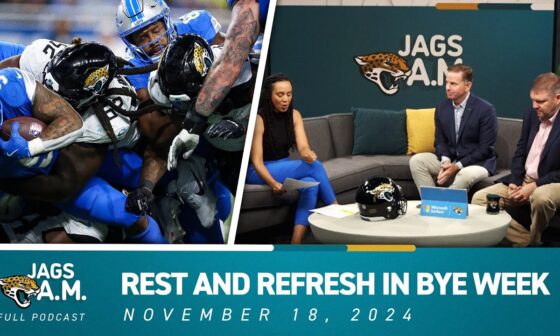 Takeaways After Jaguars Fall to Lions, Bye Week on the Horizon | Jags A.M. | Jacksonville Jaguars