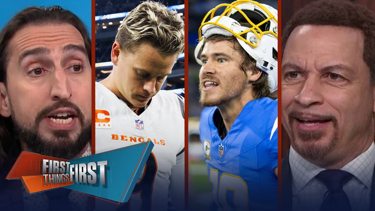 Bengals fall to the Chargers 34-27, Aaron Rodgers & Jets drop to 3-8 | NFL | FIRST THINGS FIRST