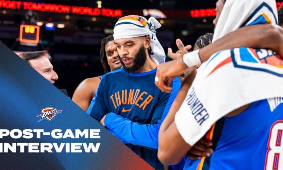 ❝Playing for each other❞ | Thunder vs Pelicans Post-Game Interview | November 13, 2024