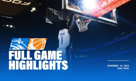 FULL GAME HIGHLIGHTS: MAGIC VS. SUNS | 11.18.24