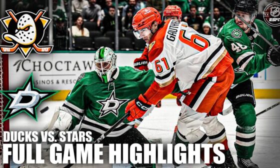 Anaheim Ducks vs. Dallas Stars | Full Game Highlights | ESPN NHL