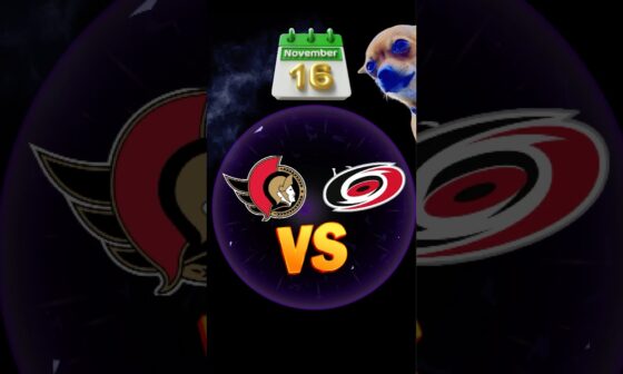 Ottawa Senators 🆚 Carolina Hurricanes | Butters’ NHL PREDICTION #shorts